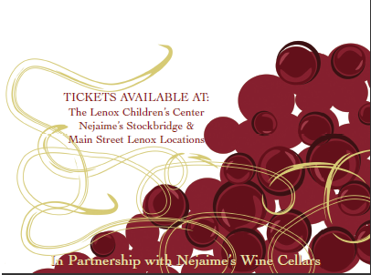 WINE/BEER TASTING & SILENT AUCTION IN PARTNERSHIP WITH NEJAIME'S WINE CELLARS to benefit The Lenox Children's Center.
