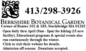Berkshire Botanical Gardens, Stockbridge MA | Workshops, Lectures, Special Programs & Events all Winter & Spring long!