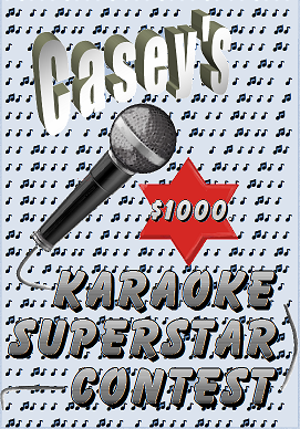 Pittsfield Nightlife: Every Monday at Casey's Billiards, Pittfield MA: Karaoke Superstar Contest! $1000 awarded DEC 17th!