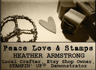 Heather Wells Armstrong, Berkshire County Crafter, Stampin Up Demonstrator, Etsy Shop Owner! Visit her on Facebook!