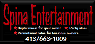 Nightlife Events in the Berkshires Sponsored by the SPINA ENTERTAINMENT, NORTH ADAMS MA